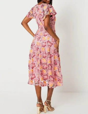 Rochie medie Coast, roz