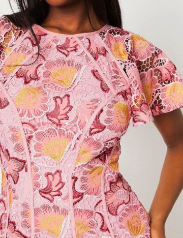 Rochie medie Coast, roz