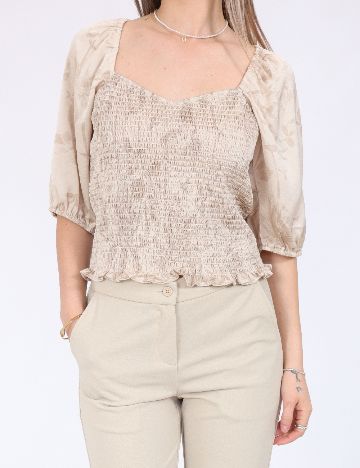 Bluza Vero Moda, crem