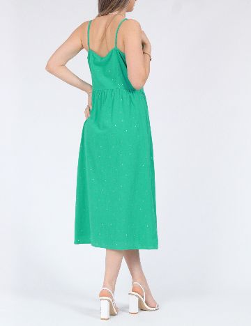 Rochie medie Pieces, verde