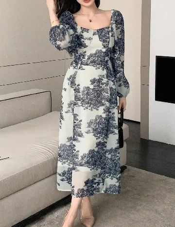 Rochie medie Dazy, bej