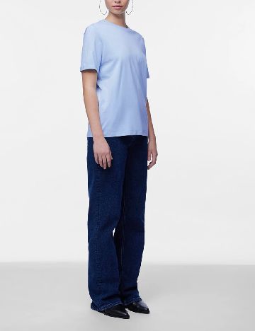 Tricou Pieces, albastru