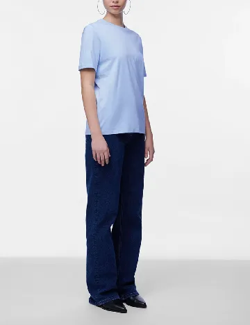 Tricou Pieces, albastru