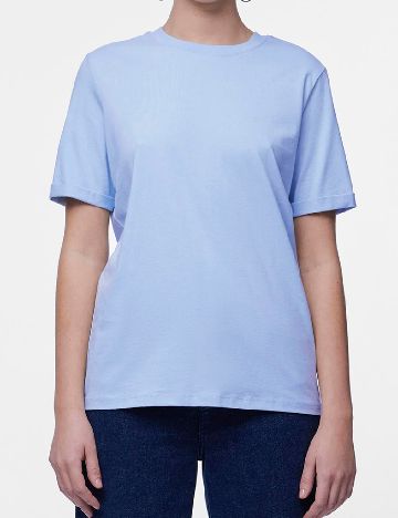 Tricou Pieces, albastru