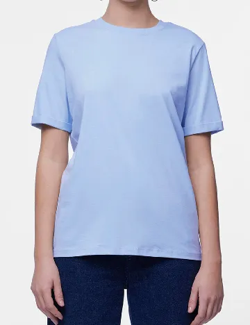 Tricou Pieces, albastru