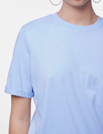 Tricou Pieces, albastru