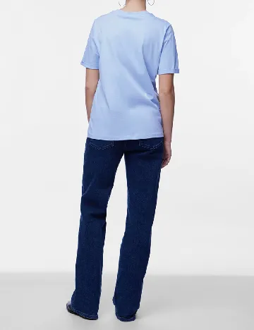 Tricou Pieces, albastru
