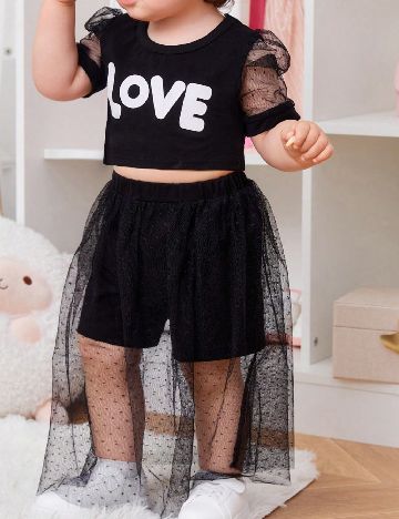 Compleu Shein Kids, negru