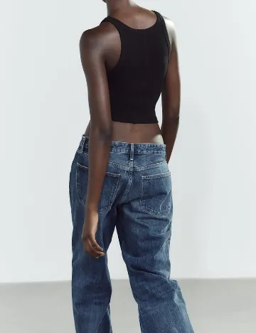 Top Zara, negru
