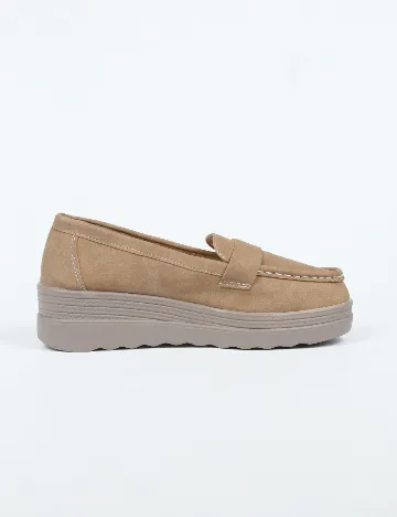 Mocasini SHEIN, maro