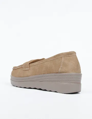 Mocasini SHEIN, maro