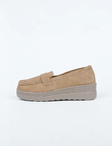 Mocasini SHEIN, maro