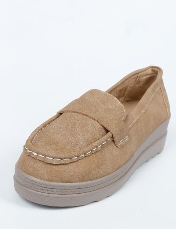 Mocasini SHEIN, maro