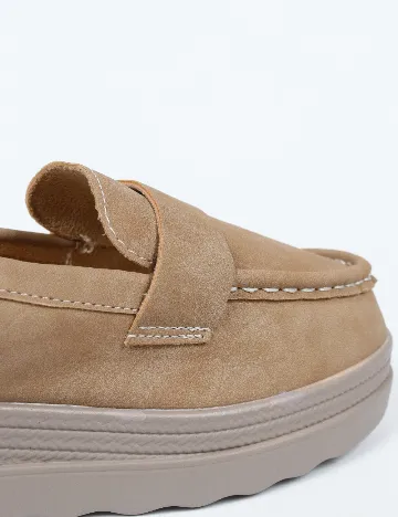 Mocasini SHEIN, maro
