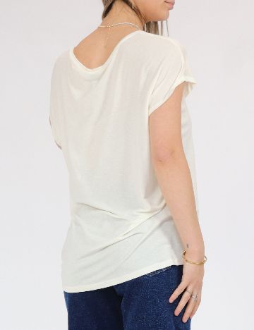 Tricou Vero Moda, ecru