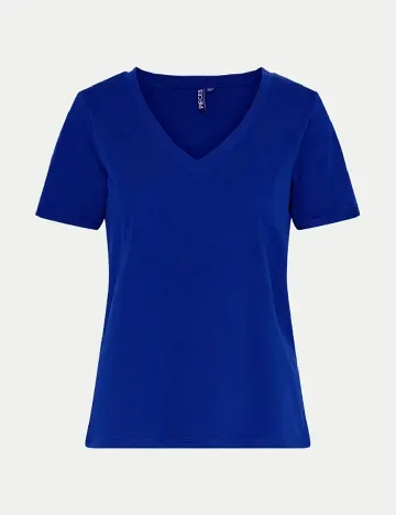 Tricou Pieces, albastru