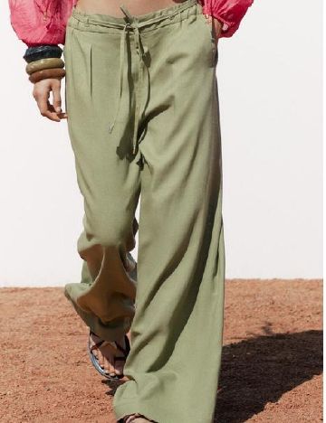 Pantaloni Zara, verde