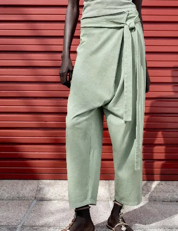 Pantaloni Zara, verde