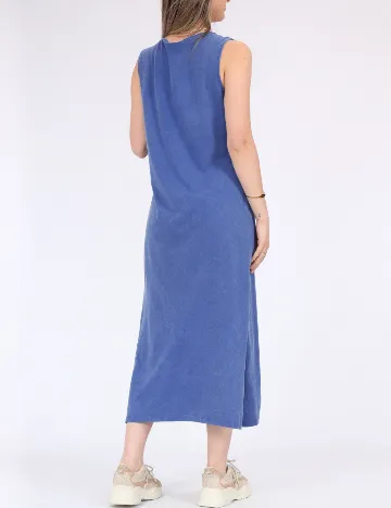 Rochie medie Pieces, albastru