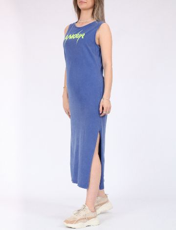 Rochie medie Pieces, albastru