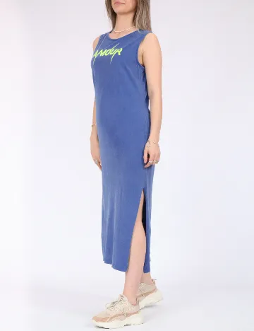 Rochie medie Pieces, albastru