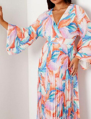 Rochie lunga Coast, mix culori