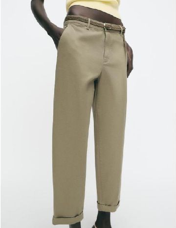 Pantaloni Zara, verde