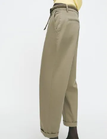 Pantaloni Zara, verde