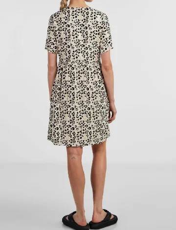Rochie scurta Pieces, crem