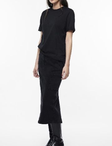 Tricou Pieces, negru