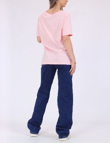 Tricou Pieces, roz