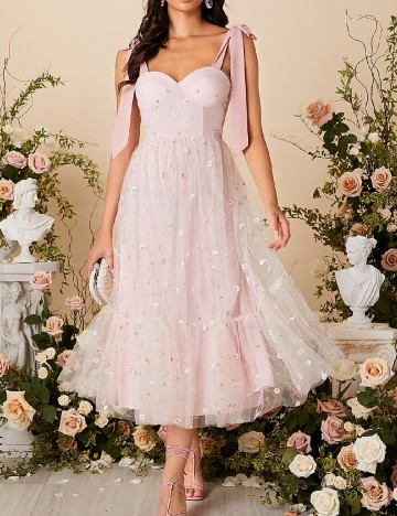 Rochie medie SHEIN, roz