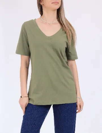 Tricou Pieces, verde