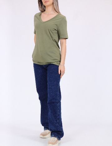Tricou Pieces, verde
