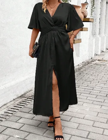 Rochie lunga SHEIN CURVE, negru