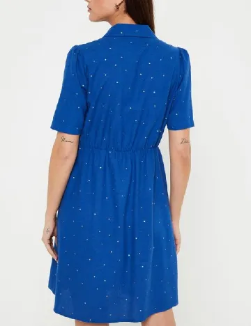 Rochie scurta Pieces, albastru
