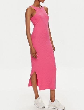 Rochie medie Pieces, roz