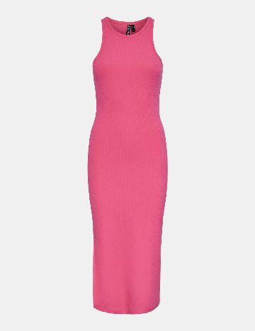 Rochie medie Pieces, roz