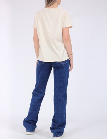 Tricou Vero Moda, crem