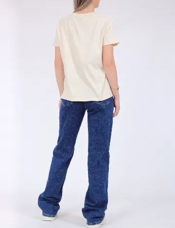 Tricou Vero Moda, crem