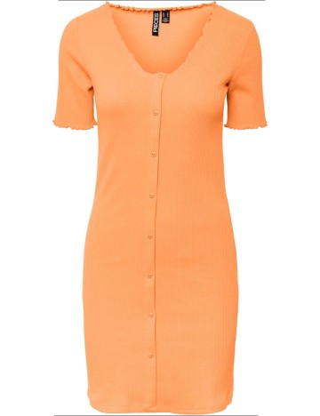 Rochie scurta Pieces, portocaliu