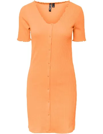 Rochie scurta Pieces, portocaliu