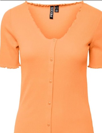 Rochie scurta Pieces, portocaliu