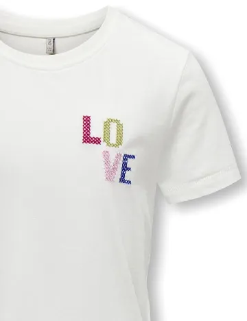 Tricou Kids Only, alb