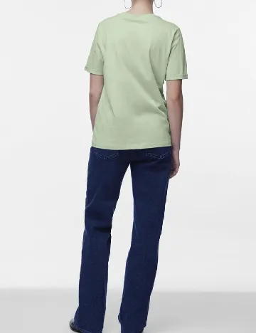 Tricou Pieces, verde