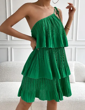 Rochie scurta SHEIN, verde