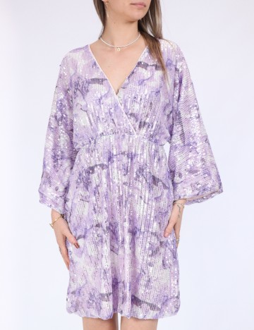 Rochie scurta Pieces, mov