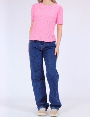 Tricou Pieces, roz