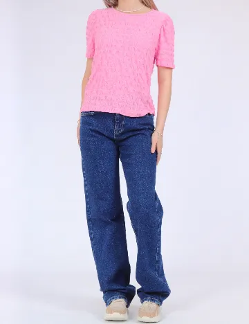 Tricou Pieces, roz