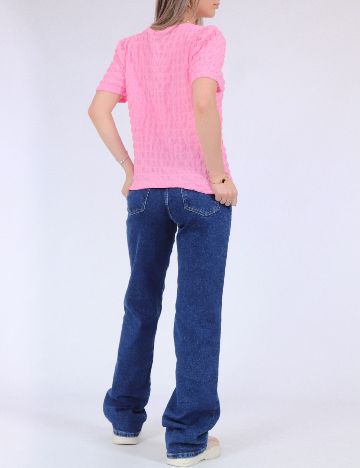 Tricou Pieces, roz